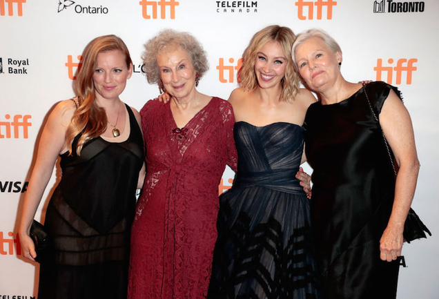 Sarah Polley, Margaret Atwood, Sarah Gadon, and Mary Harron. Image via Getty.
